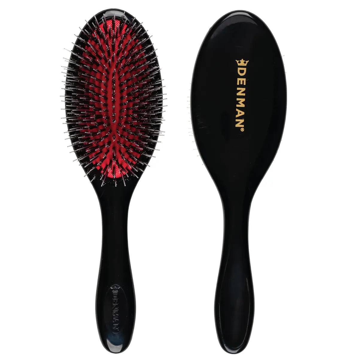 Denman Boar Bristle Hair Brush D81M – Smoothing & Shine Enhancing for Slick Back Styles, Curl Defining & Detangling - main product image
