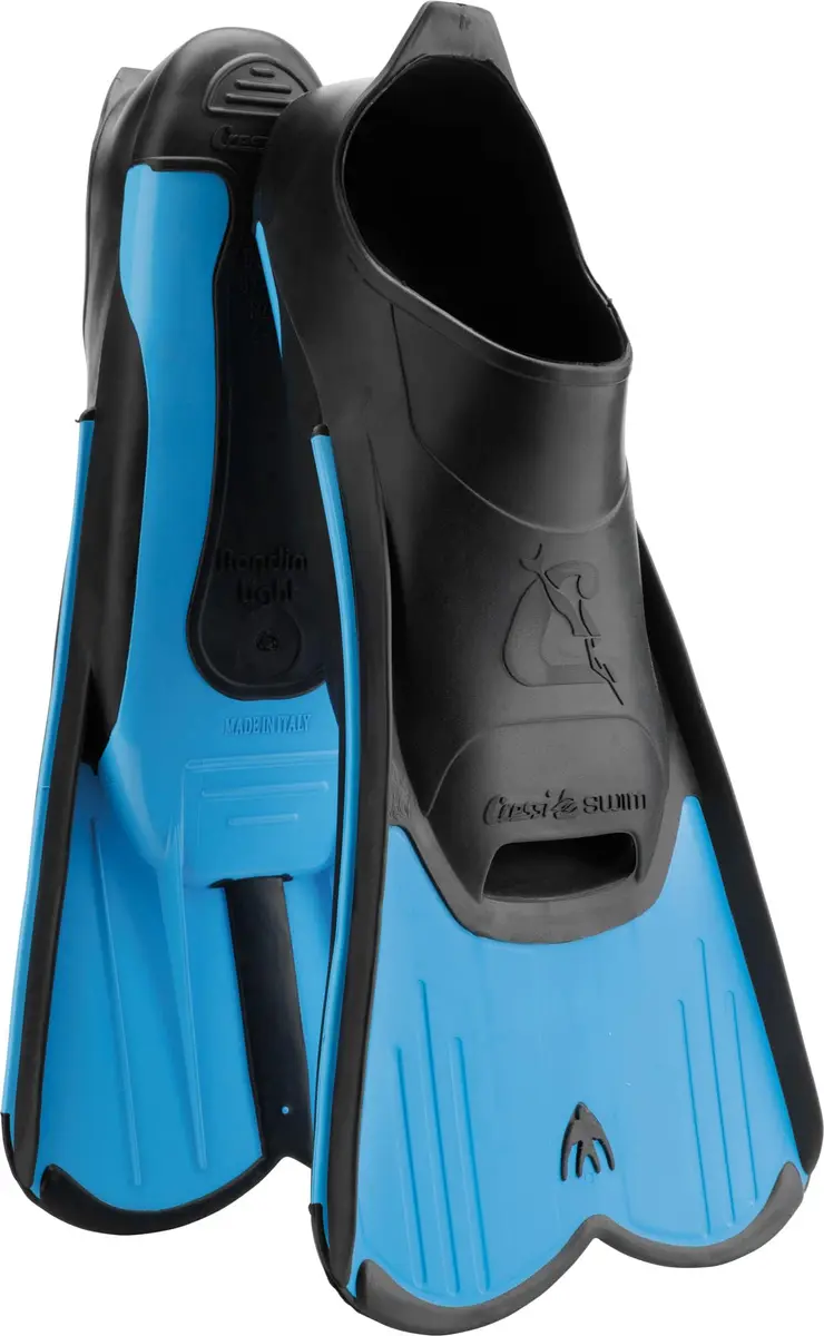 Cressi Light Swim Fins, Blue, EU 41/42 | Agile Short Blade for Pool & Snorkeling - main product image