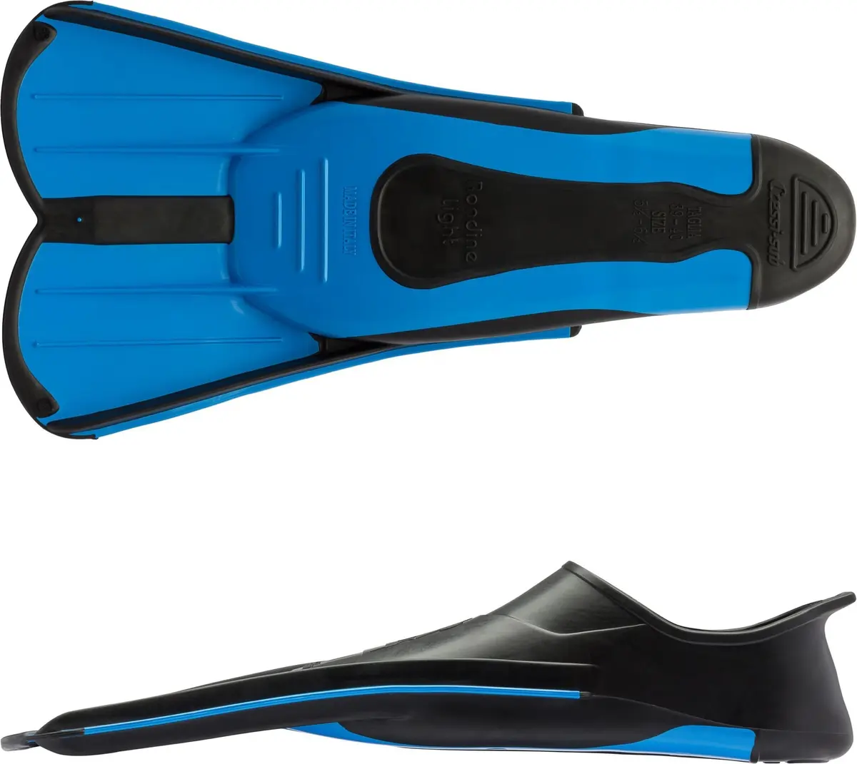 Cressi Light Swim Fins, Blue, EU 41/42 | Agile Short Blade for Pool & Snorkeling - view 3