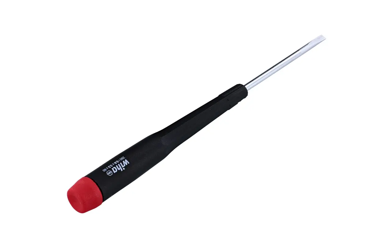 Wiha Slotted Screwdriver 3.5 x 60mm | Precision Chrome-Vanadium Steel Handle - view 2