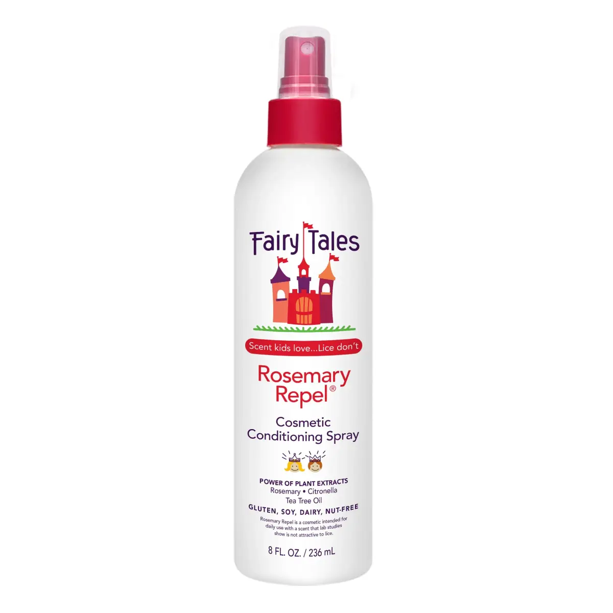 Fairy Tales Rosemary Repel Daily Kids Conditioning Spray 237ml (8 fl oz) | Gentle Lice Defense - main product image