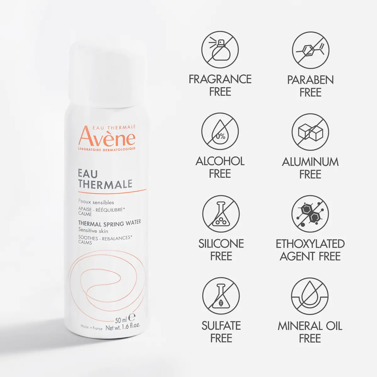 Eau Thermale Avène Thermal Spring Water Spray 50ml (1.6 Fl Oz) | Soothes Sensitive Skin - view 7