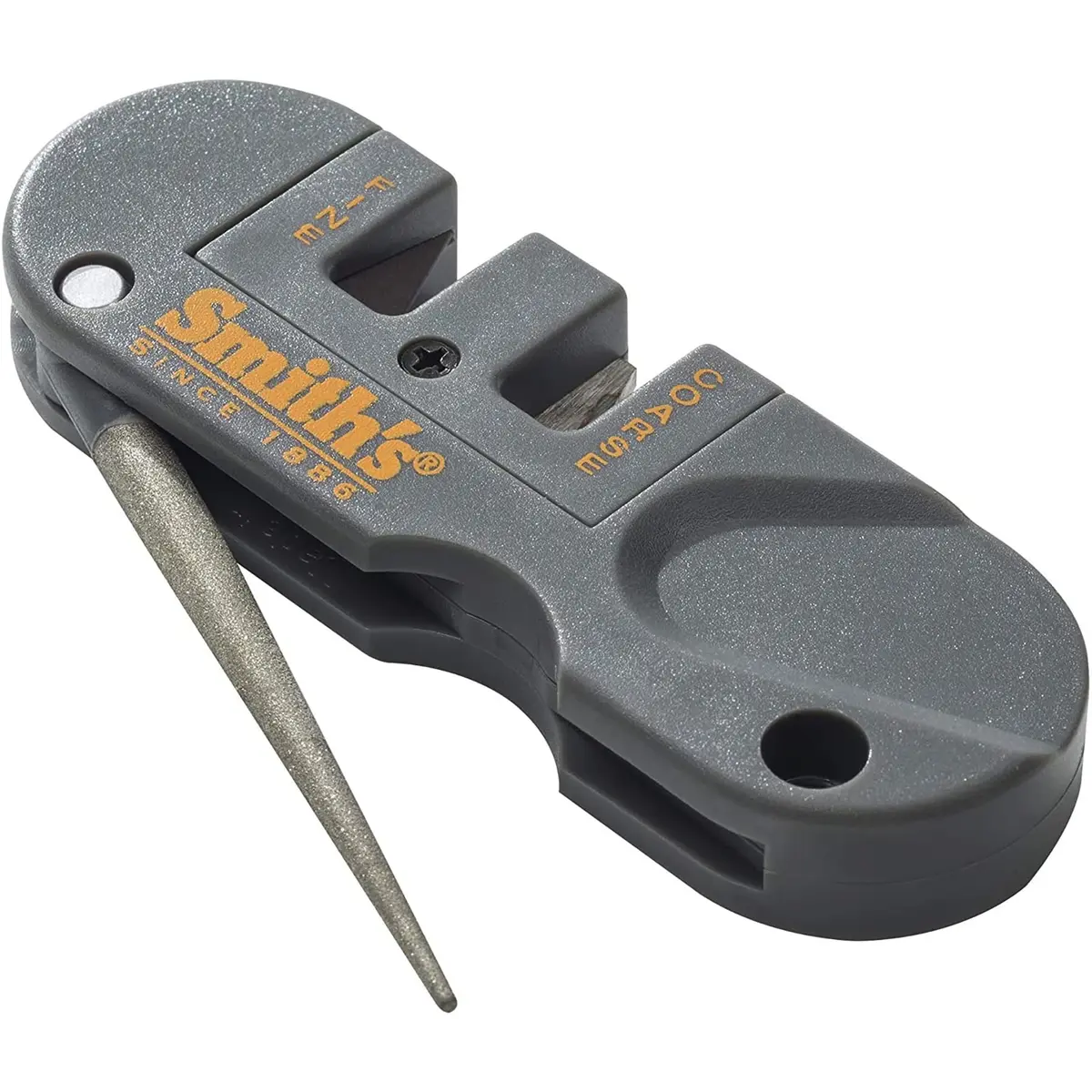 Smith's Pocket Pal Knife Sharpener Preset Carbide & Ceramic Stone, 3.5" x 1" | Outdoor Hunting & Fishing - main product image