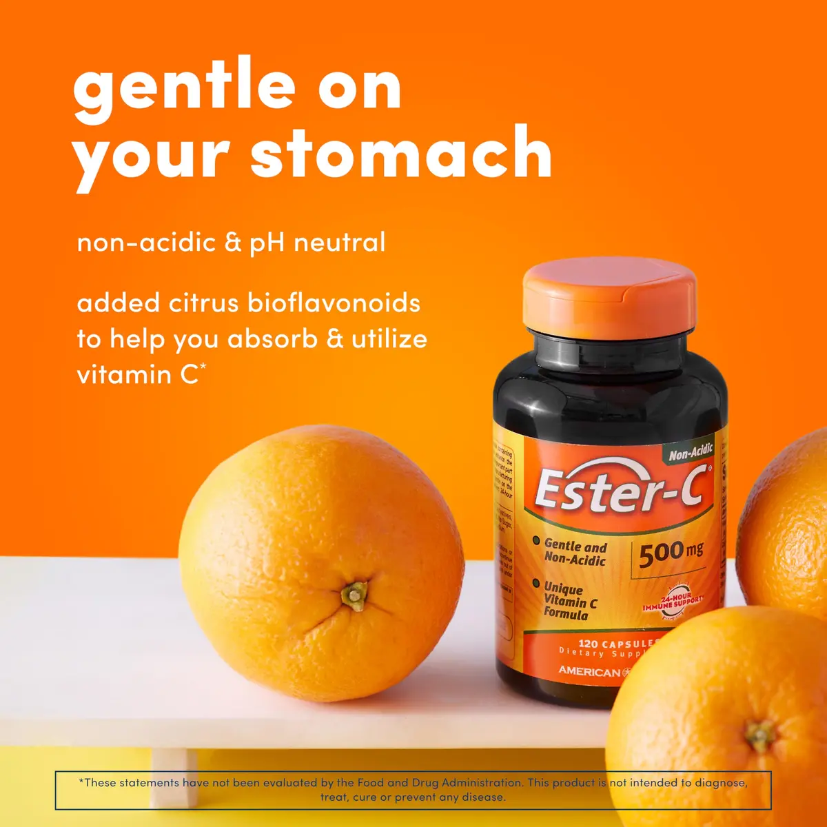 American Health Ester-C Citrus Bioflavonoids Capsules 500mg | Immune Support with USA Import Promise - view 5