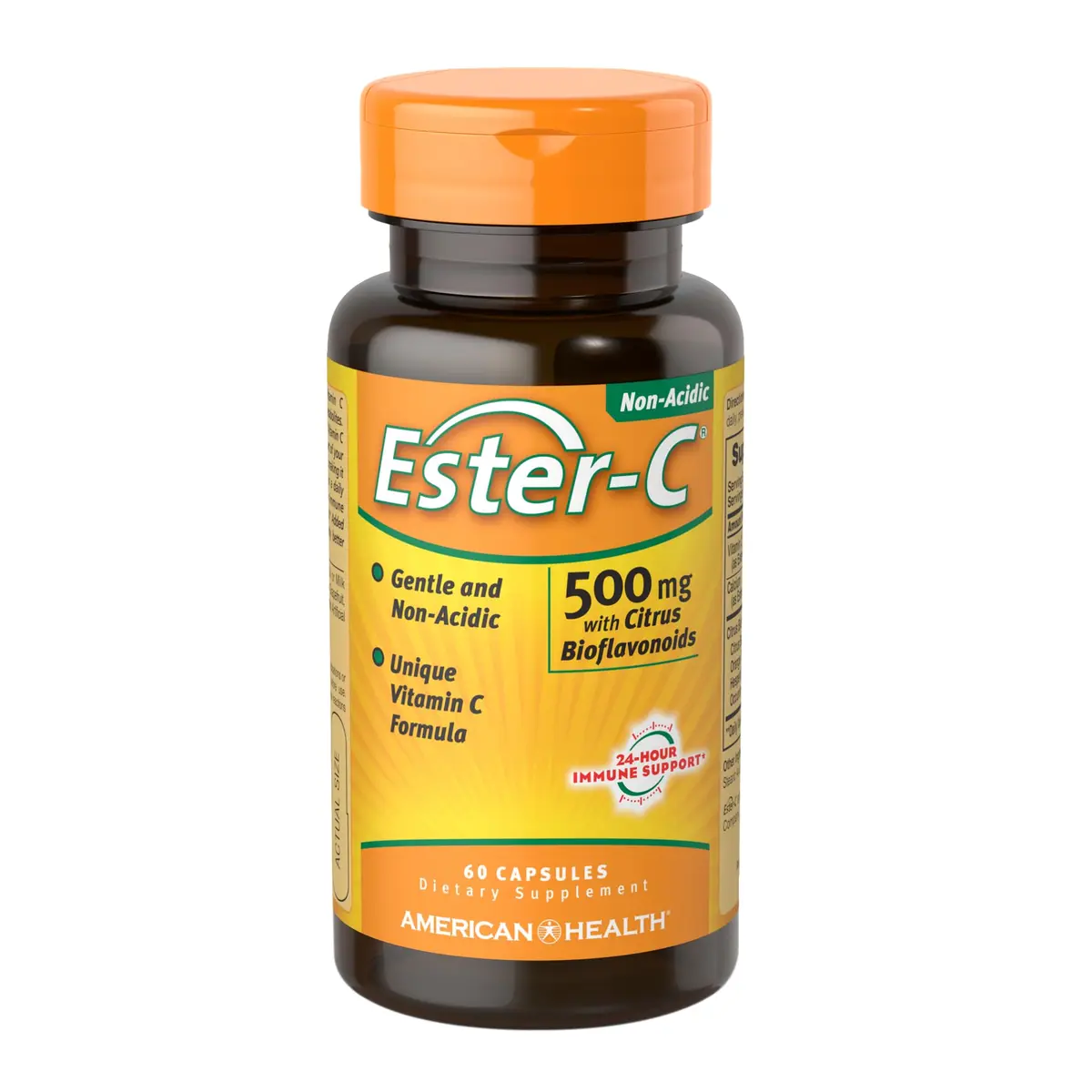 American Health Ester-C Citrus Bioflavonoids Capsules 500mg | Immune Support with USA Import Promise - main product image