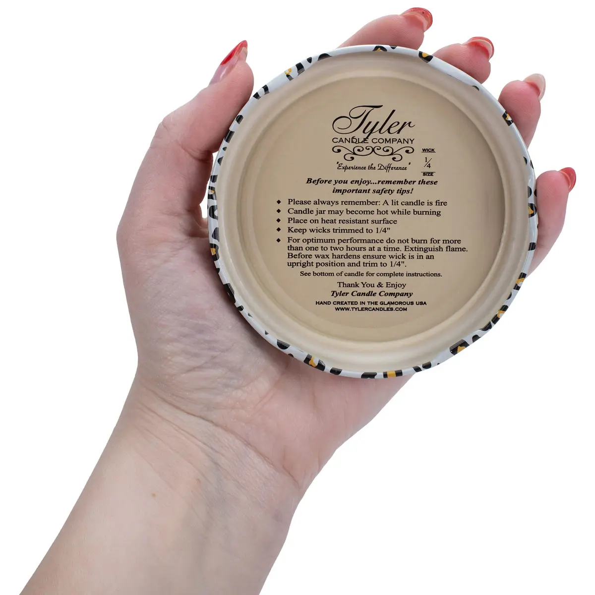 Tyler Candle Company 11 oz Scented Jar Candle | Floral & Fruity Aroma, 50-65 Hours Burn - view 5