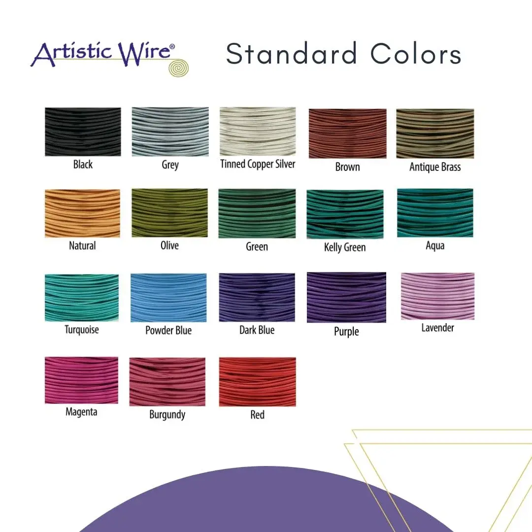 Artistic Wire 20 Gauge Silver Plated Copper Craft Wire 7.62m (25 ft) | Tarnish Resistant for Jewelry Making - view 5