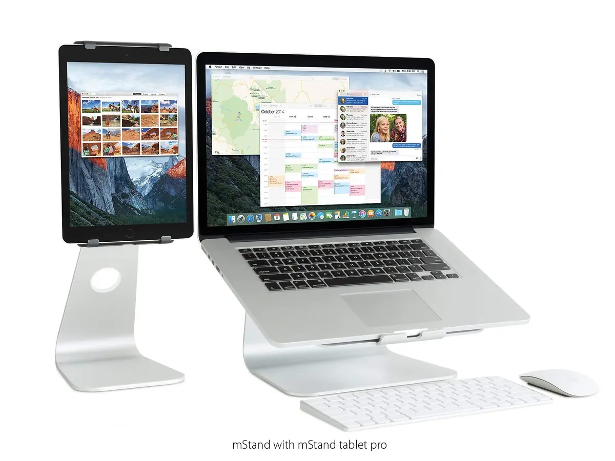 Rain Design mStand Laptop Stand (Silver, mStand) | Elevates Laptop Screen 5.9 Inches for Better Posture - view 5