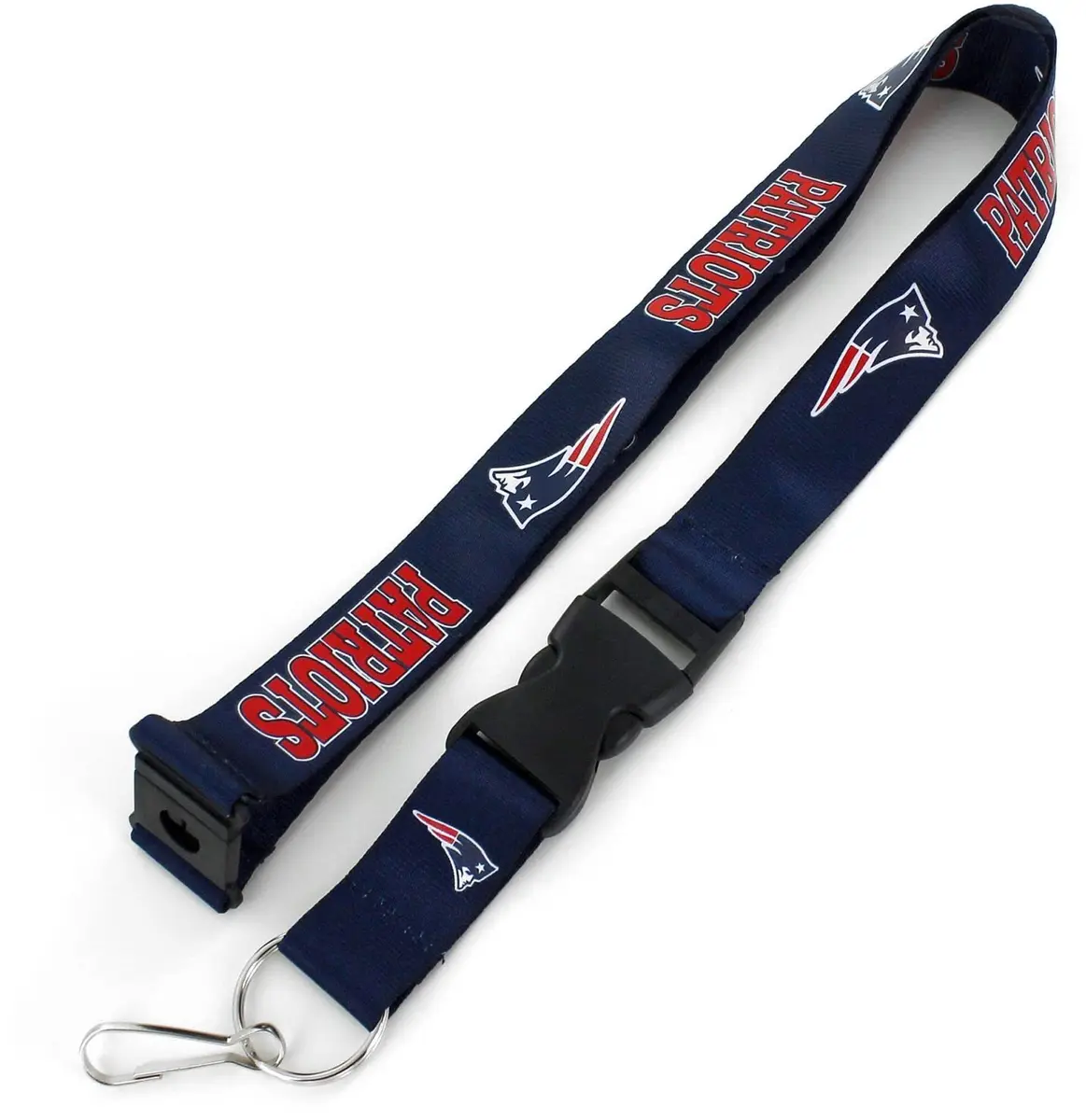 aminco New England Patriots Team Lanyard Blue 55.88cm (22 inches) | NFL Fan Gear - main product image