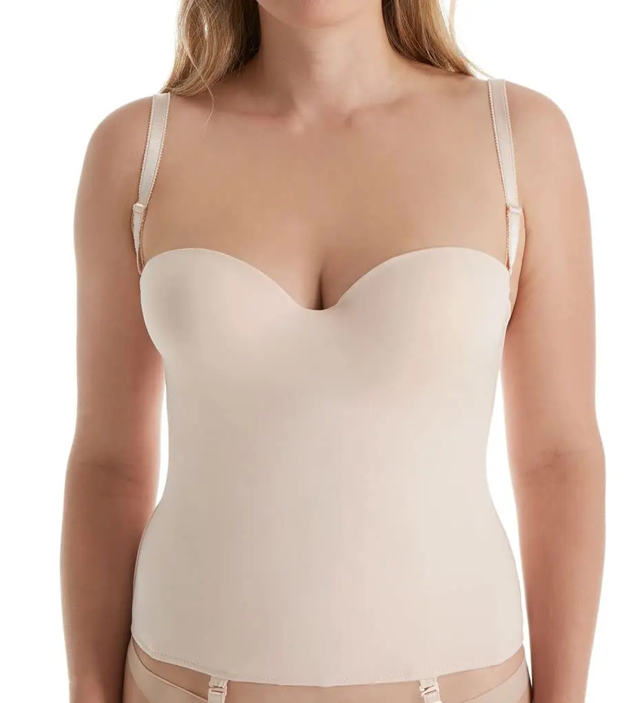 Carnival Women's Invisible Torsolette 40DD | Seamless Waist Cincher with Hidden Underwire - view 3