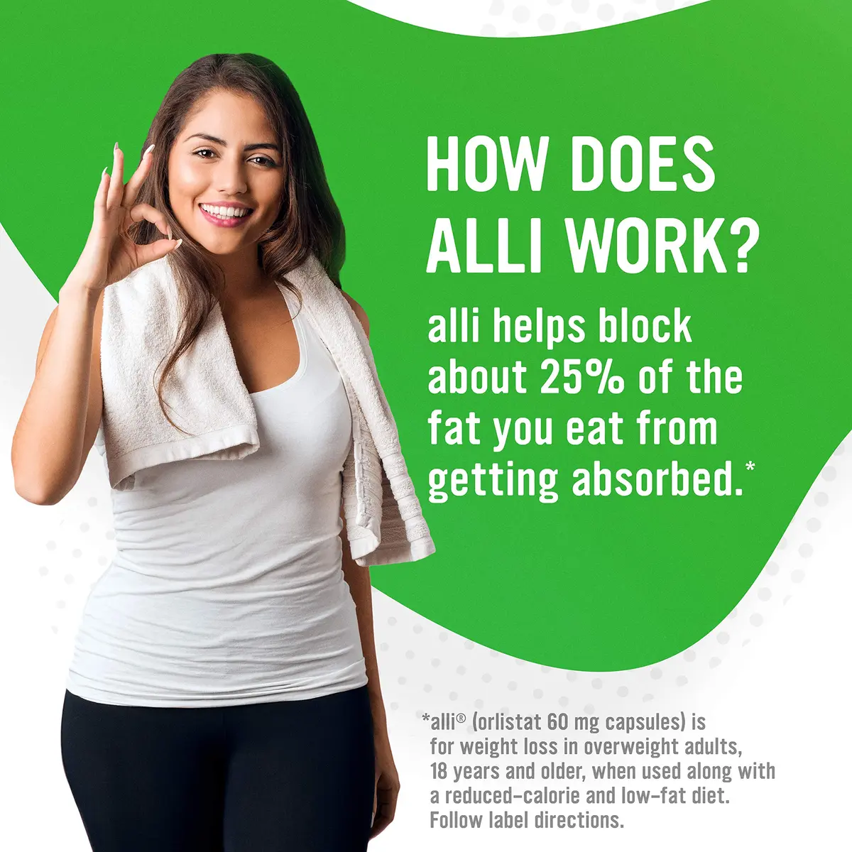 alli Weight Loss Diet Pills, Orlistat 60 mg Capsules | Non-Prescription Fat Blocker, 120 Count - view 2