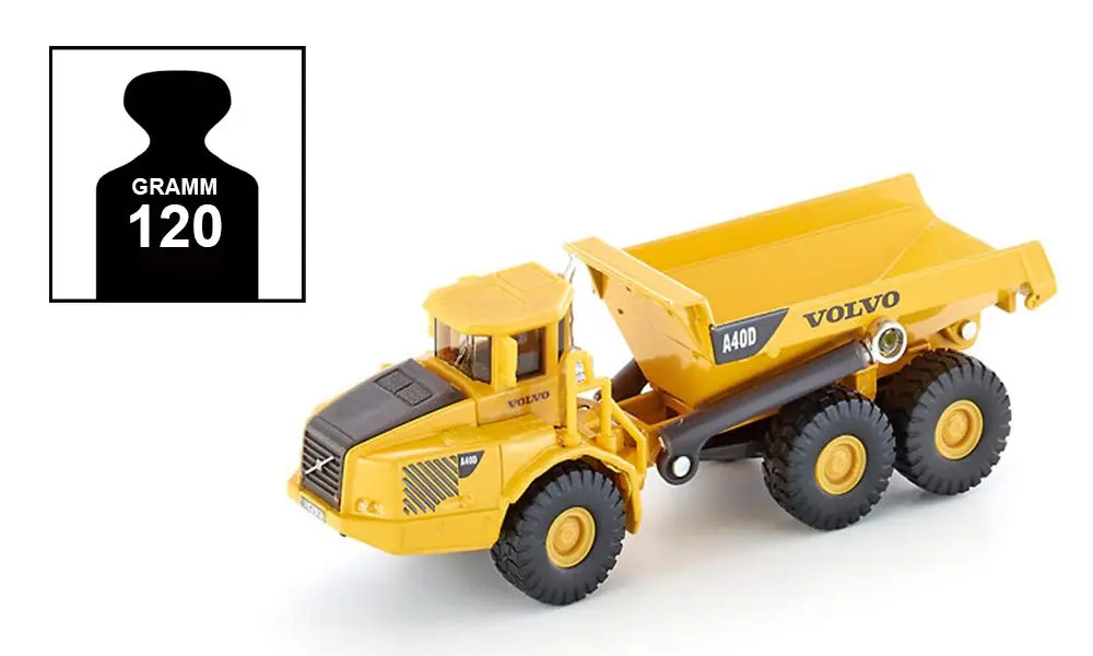 Siku WOW Volvo Dumper Toy Truck 13 cm (5.12 in) | Durable Metal Construction for Kids - view 6