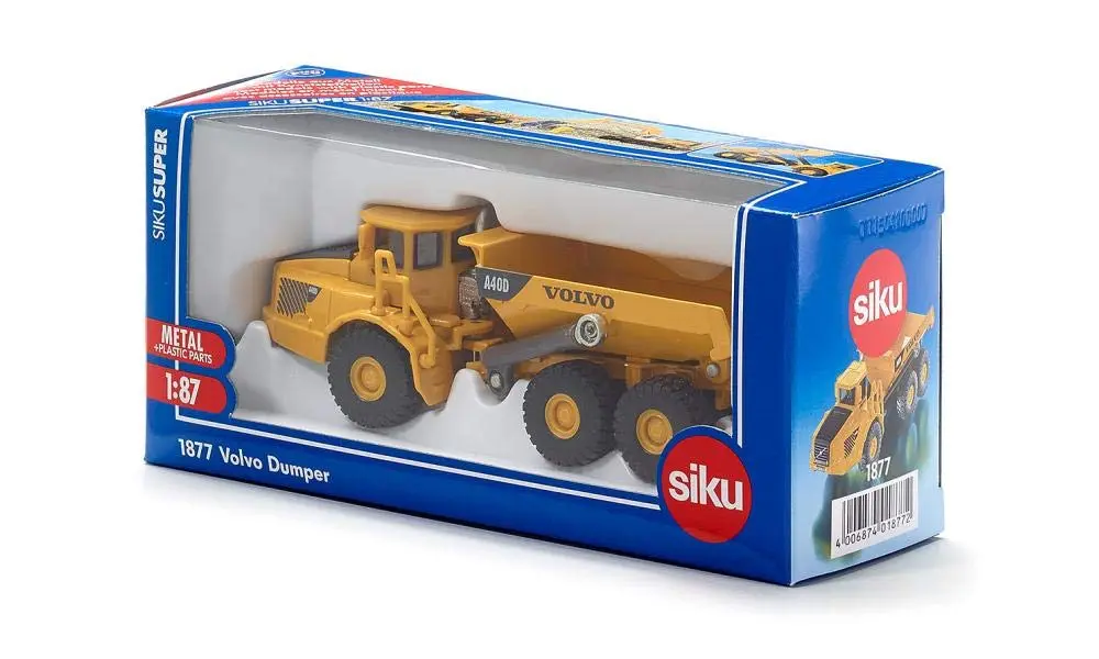 Siku WOW Volvo Dumper Toy Truck 13 cm (5.12 in) | Durable Metal Construction for Kids - view 8