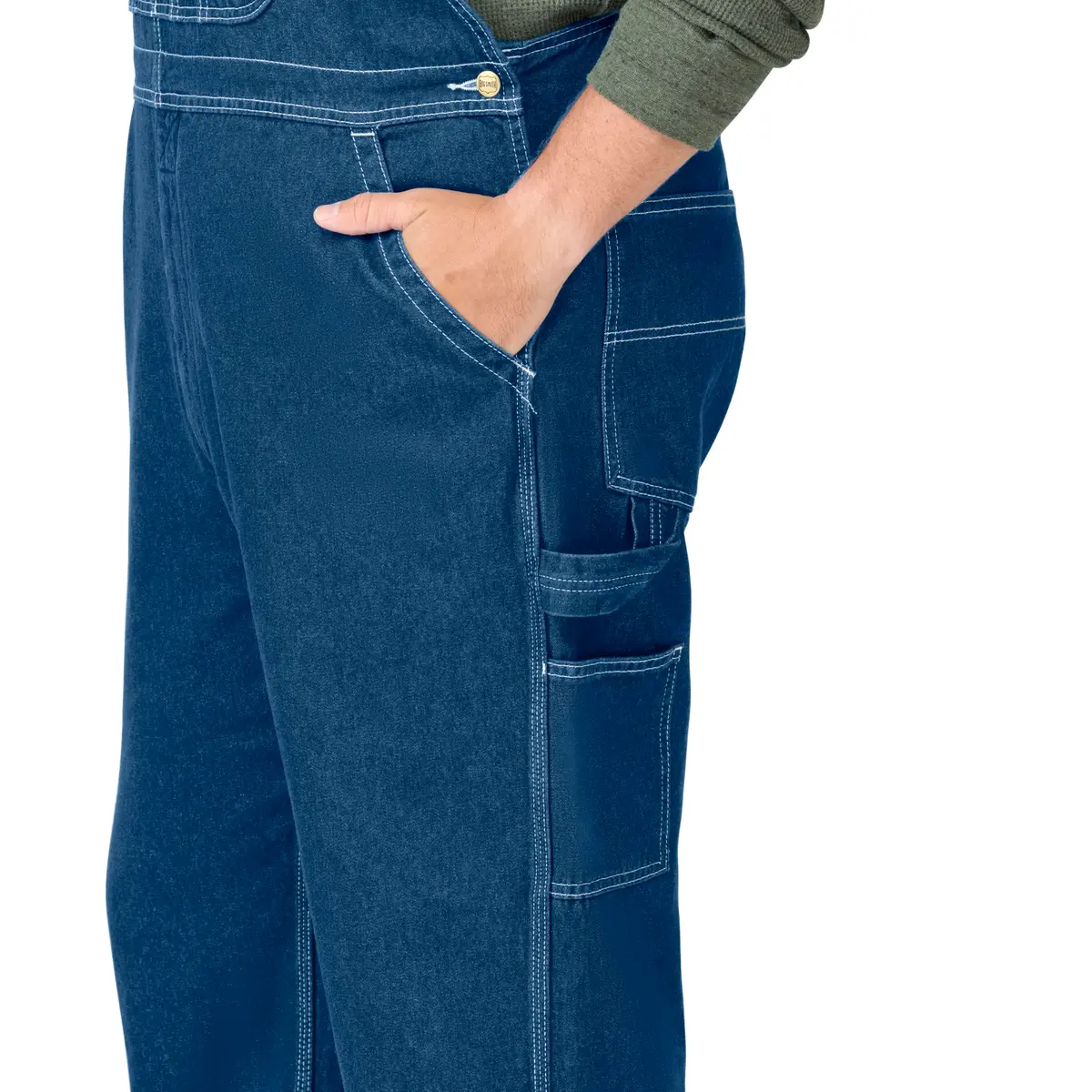 Liberty Big Smith Men's Stonewashed Bib Overall 36x32 | Durable Workwear for Men - view 4