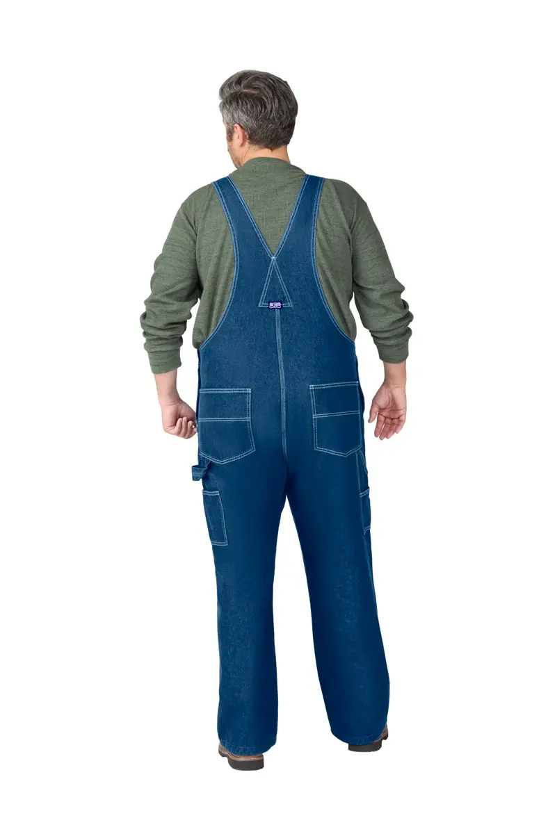 Liberty Big Smith Men's Stonewashed Bib Overall 36x32 | Durable Workwear for Men - view 2