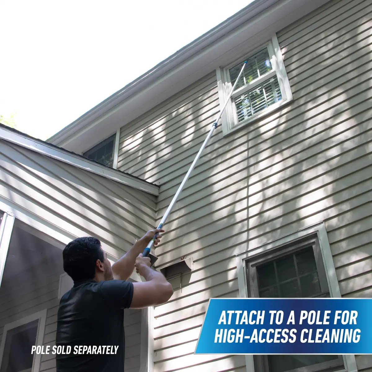 Unger Professional 16-inch Stainless Steel Window Squeegee with Rubber Blade | Streak-Free Cleaning for Homes and Offices - view 4