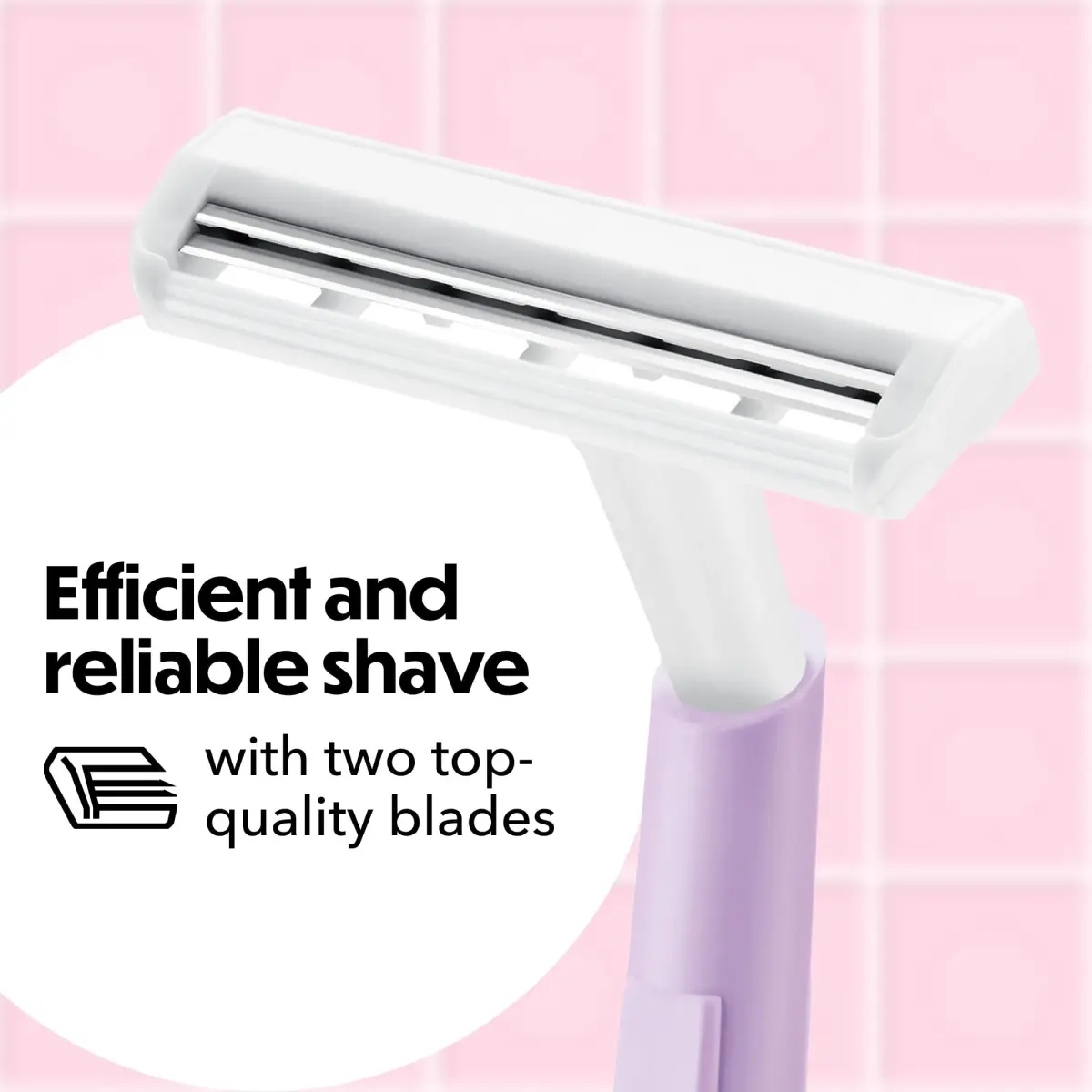 BIC Silky Touch Women's Disposable Razors, 2 Blades, Pastel Handles, 10 Count | Smooth Shave for Sensitive Skin - view 2
