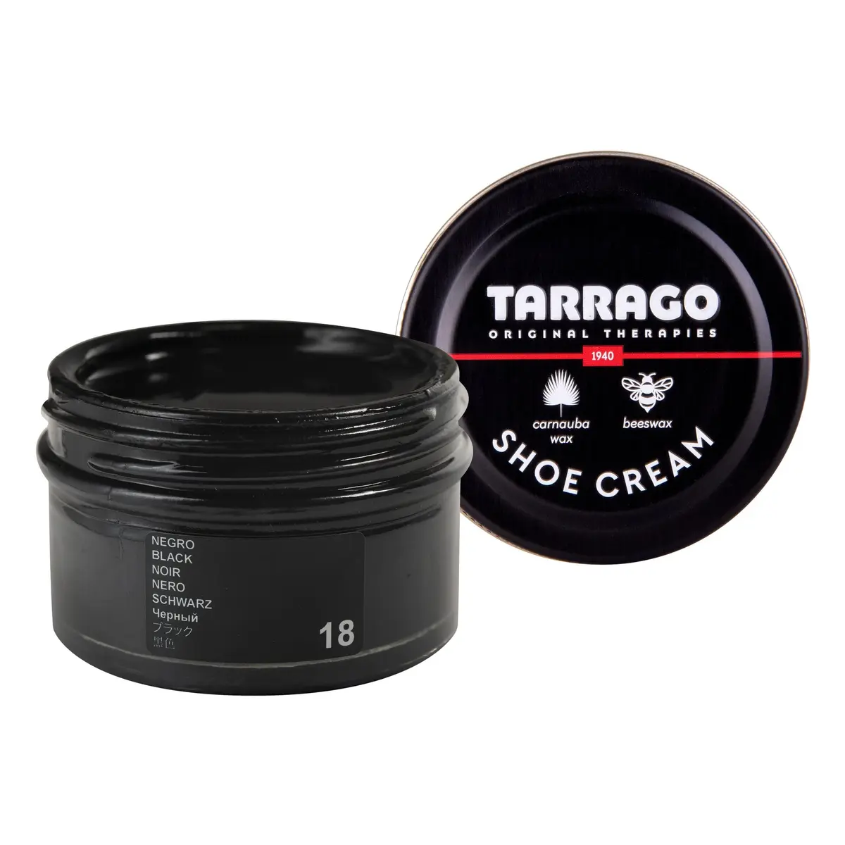 Tarrago Shoe Cream Professional Shoe Polish for Leather Boots, Shoes, Purse, Furniture 50 ml | Eco Friendly Leather Conditioner - main product image
