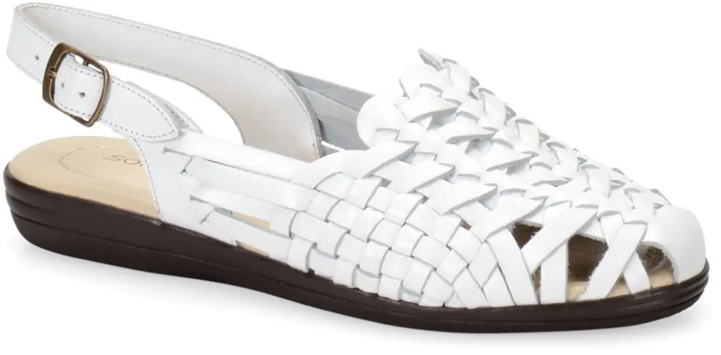 Comfortiva White Shoe 5.5 US | Cushioned Memory Foam for Casual Comfort - main product image