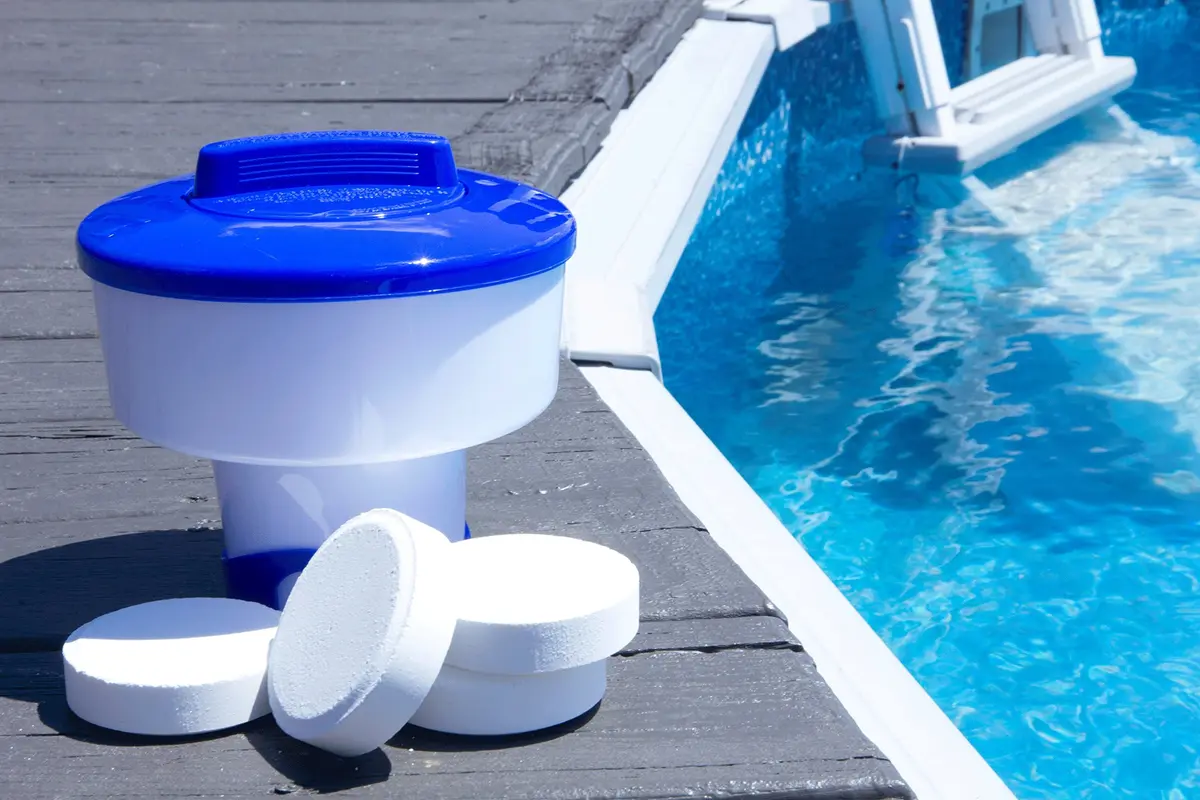 Swimline Floating Pool Chlorine Tablet Dispenser | Adjustable, Large Capacity, Durable Material - view 2