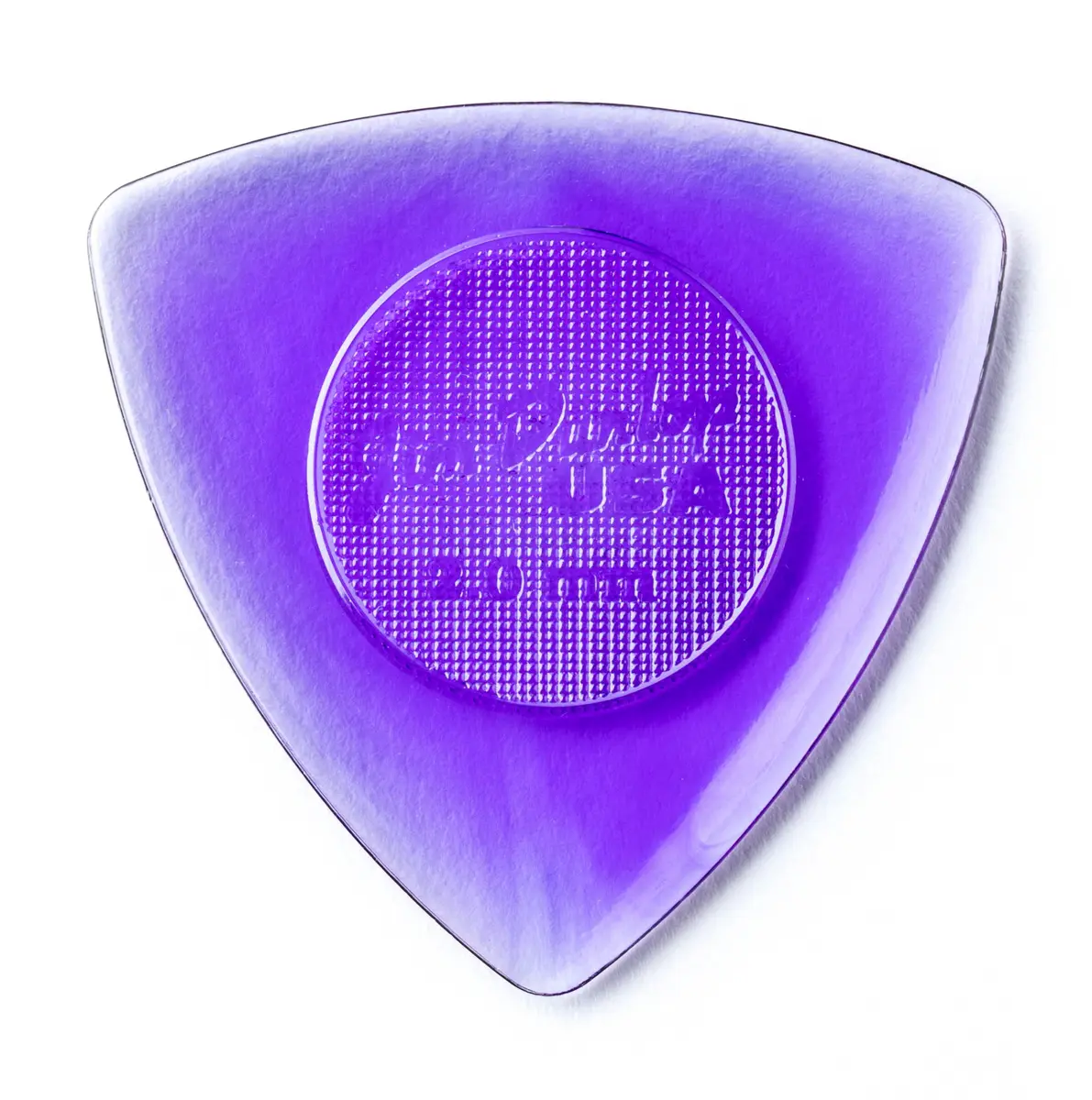 Jim Dunlop Tri Stubby Guitar Picks 2.0mm | Bright, Contoured Lexan Picks (6 Pack) - view 2