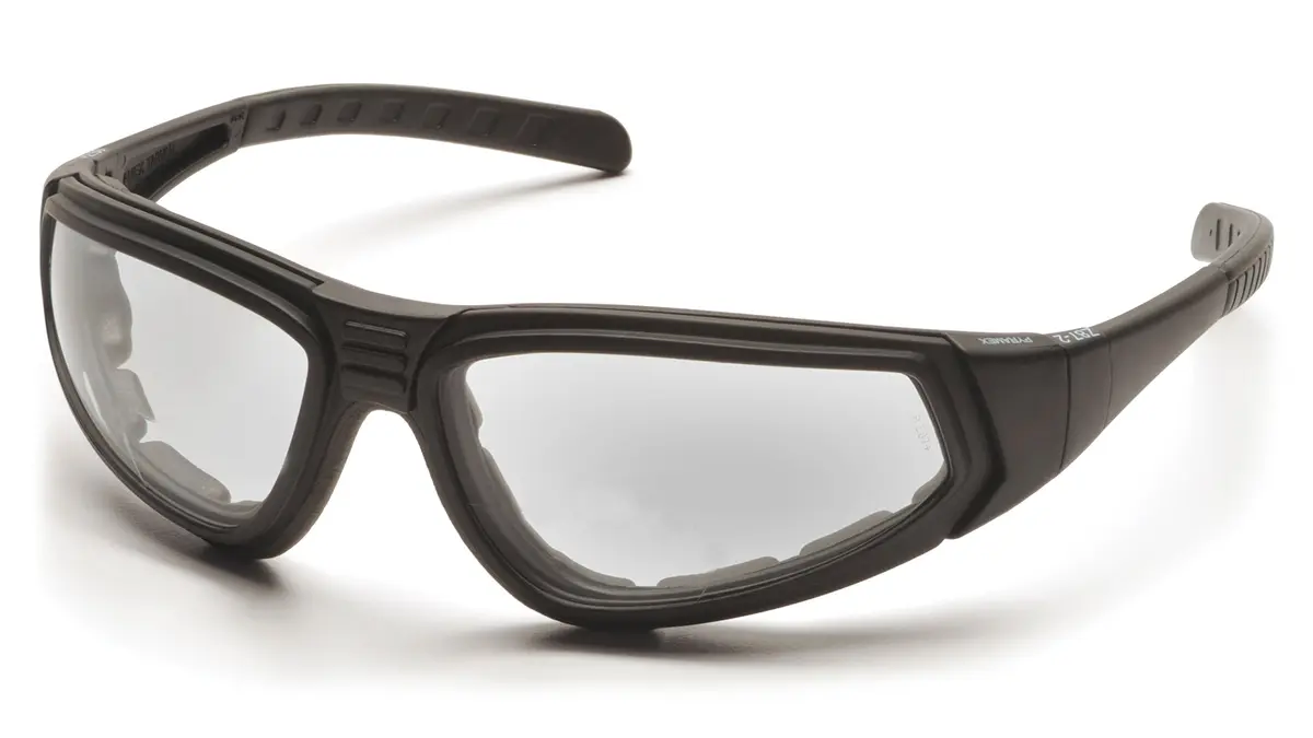Pyramex XSG Safety Glasses, Clear H2X Anti-Fog Lens | Impact-Resistant, Lightweight, Made in the USA - view 2