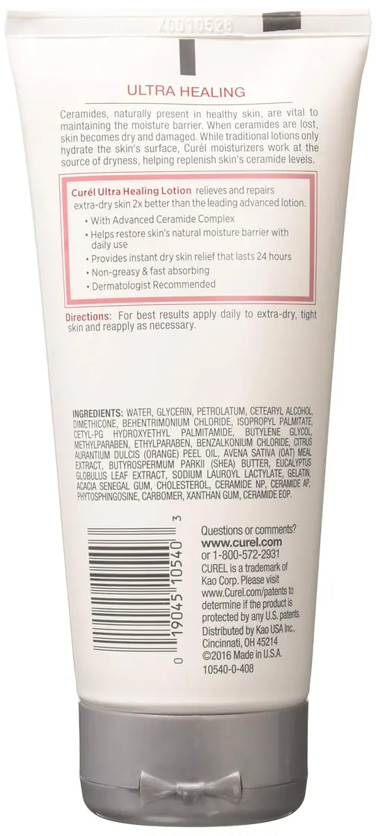 Curel Ultra Healing Body Lotion 6 oz | 24-Hour Moisturizer for Extra-Dry Skin - view 2