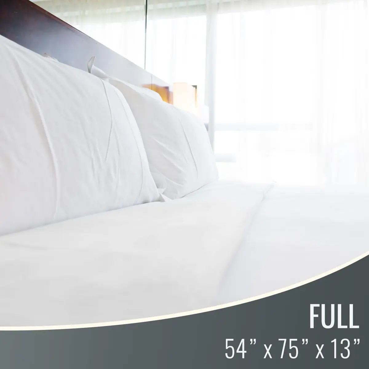 DMI Waterproof Mattress Cover Full | Zippered Fit, Durable & Quiet - view 2