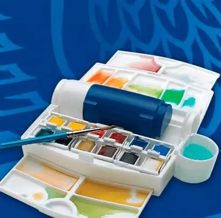 Winsor & Newton Cotman Watercolor Paint Set 12 Half Pan Field Travel Set | Artist Grade Watercolors for Outdoor Sketching - view 4