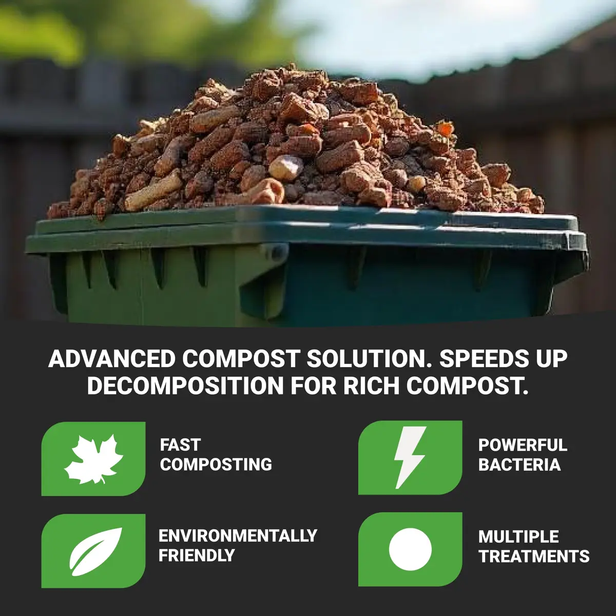 Roebic CA-1 Bacterial Compost Accelerator 2.5 lb | Speeds Organic Decomposition for Garden - view 4