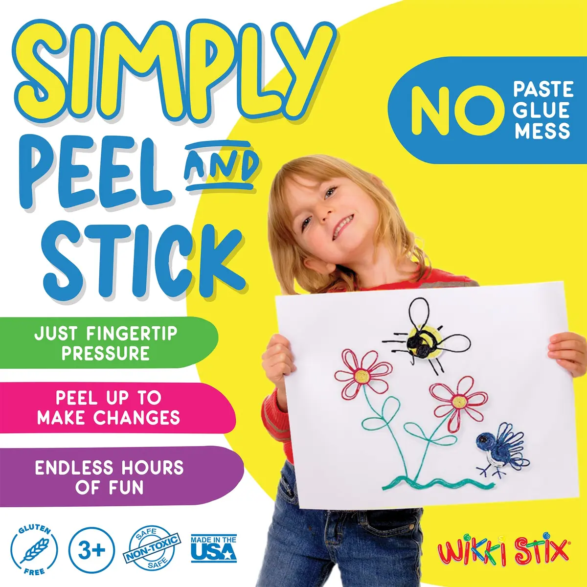 Wikki Stix Big Count Box, 468 Creatables in 13 Colors | Creative Arts & Crafts Toy for Kids - view 3