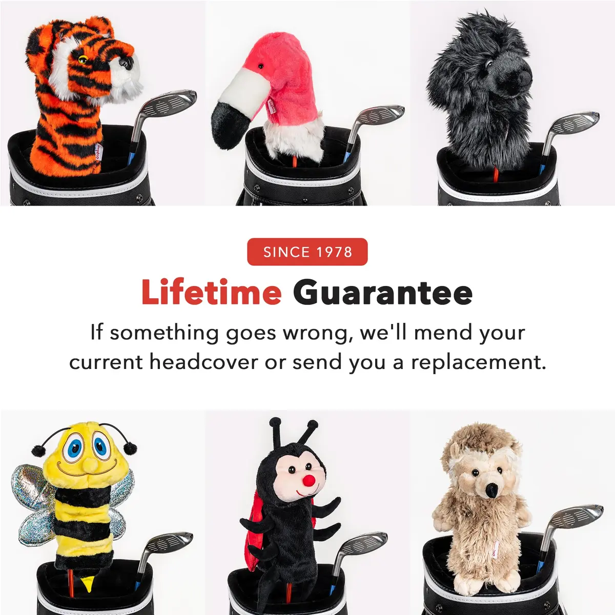 Daphne's Headcovers Lady Bug Hybrid Headcover | Premium Golf Club & Fairway Cover | Stylish Club Protection for Men & Women - view 8