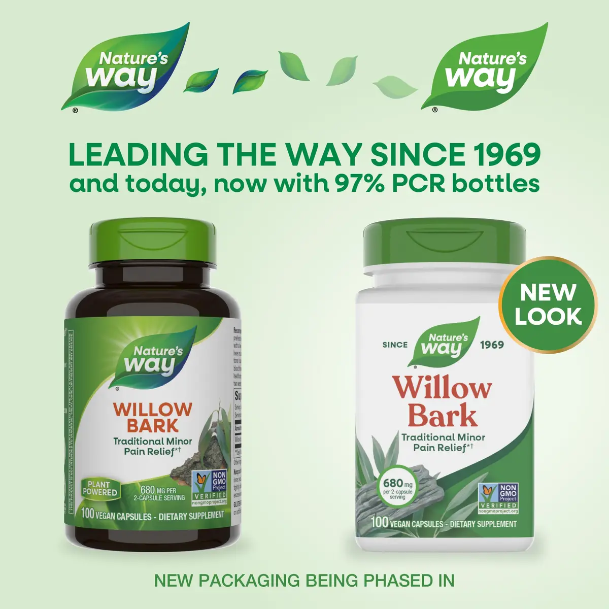 Nature's Way Willow Bark 680 mg Vegan Capsules | Traditional Minor Pain Relief Supplement 100 Count - view 2