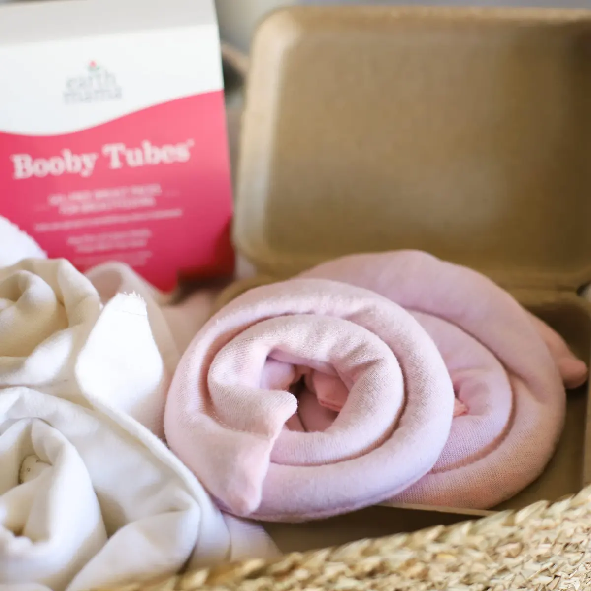 Earth Mama Booby Tubes 4.2 oz | Organic Gel-Free Breast Packs for Nursing Comfort - view 6
