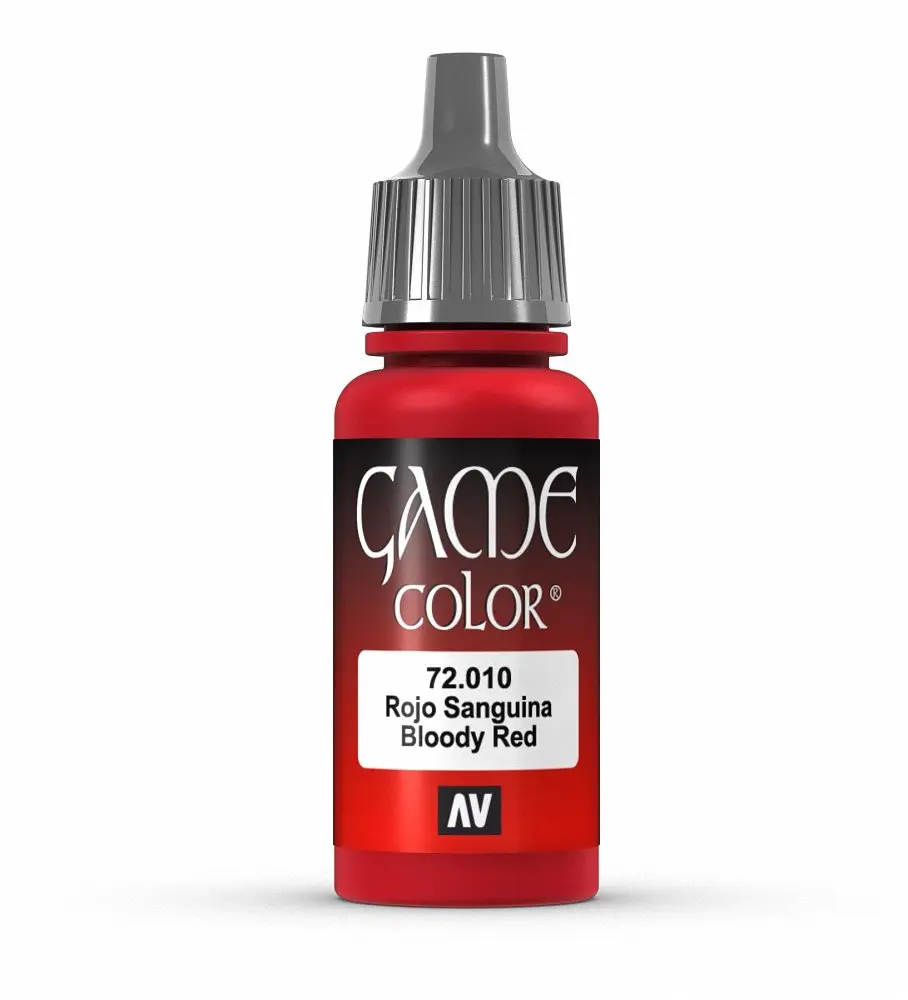 Vallejo Game Color Bloody Red 17ml | Matte Acrylic for Miniatures & Fantasy Figures - main product image