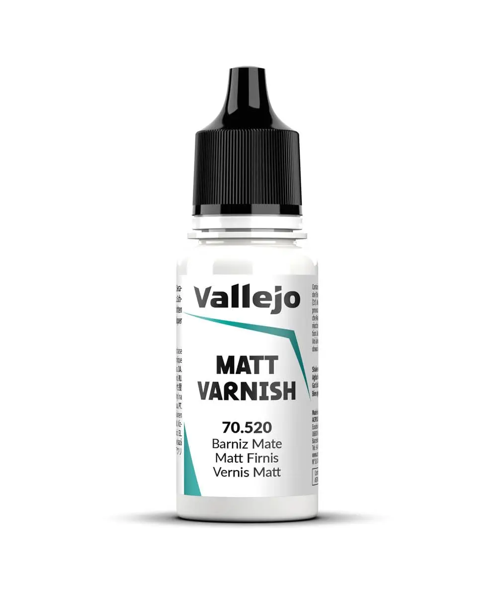 Vallejo Matte Acrylic Varnish 18ml (0.6 fl.oz.) | Scratch Resistant & Non-Yellowing for Models - main product image