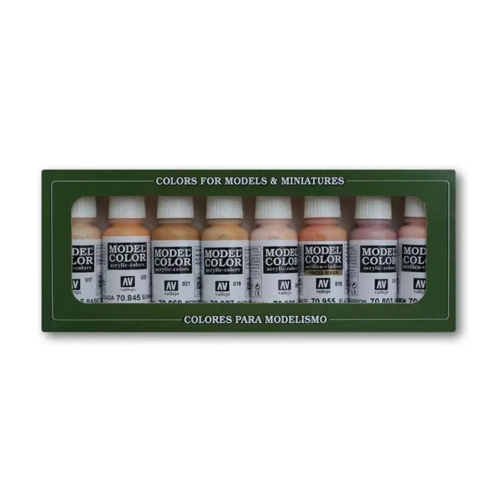 Vallejo Model Color Face & Skin Tones Set | Acrylic Paints | 8 x 18 ml - view 6