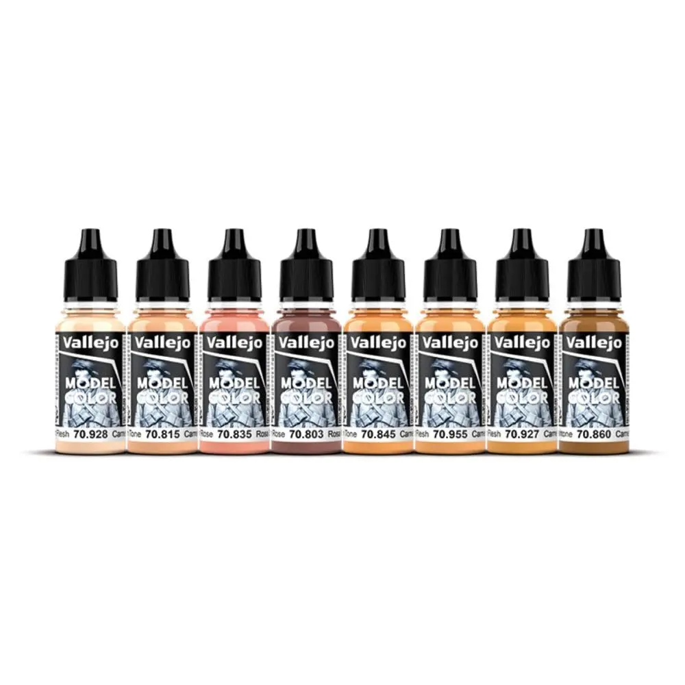 Vallejo Model Color Face & Skin Tones Set | Acrylic Paints | 8 x 18 ml - view 2