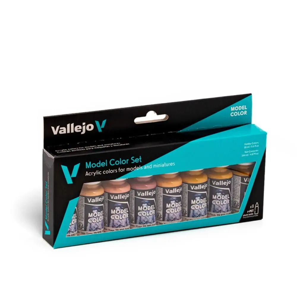 Vallejo Model Color Face & Skin Tones Set | Acrylic Paints | 8 x 18 ml - view 3