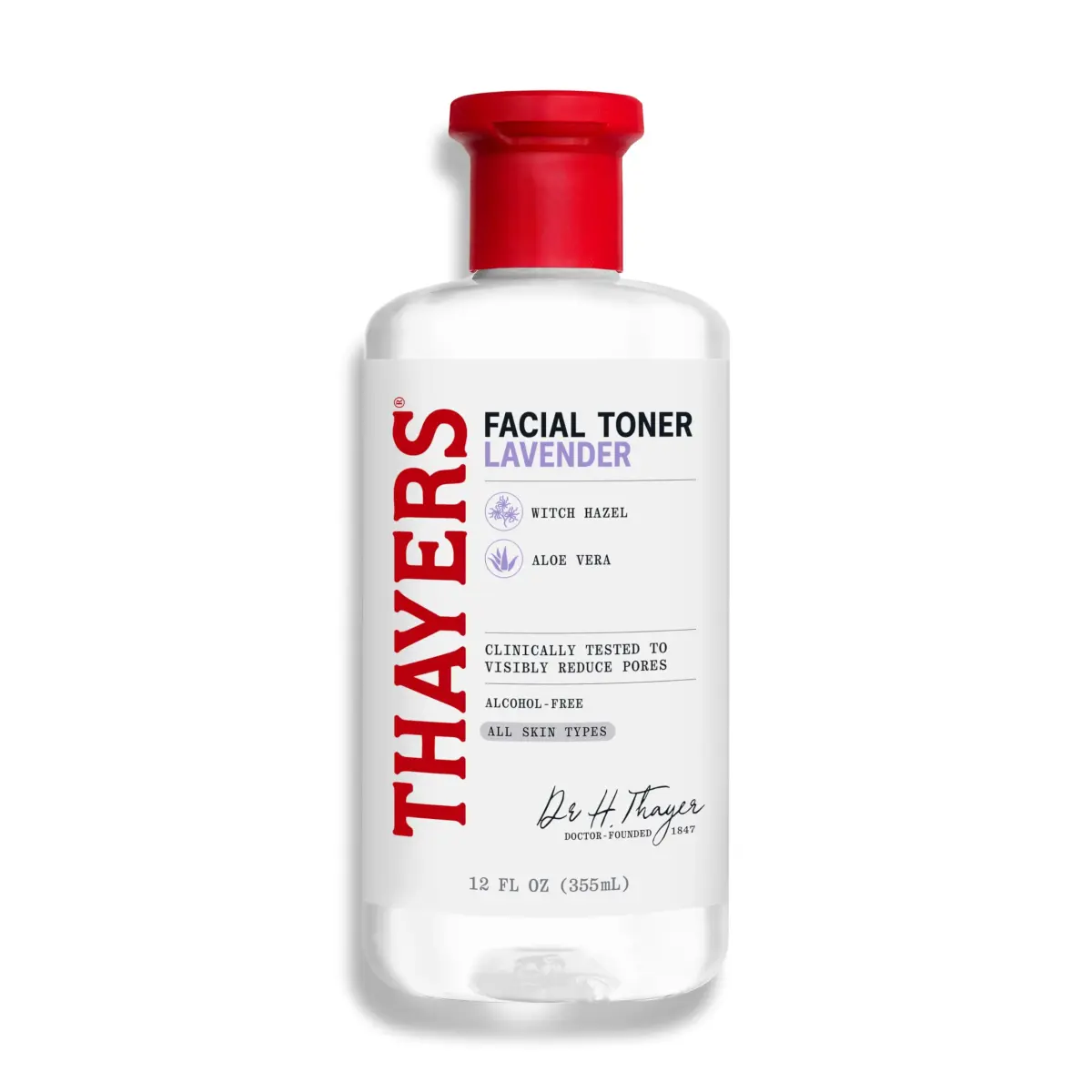 THAYERS Alcohol-Free Lavender Witch Hazel Facial Toner with Aloe Vera 355ml (12 Fl Oz) | Dermatologist Tested & Vegan - main product image
