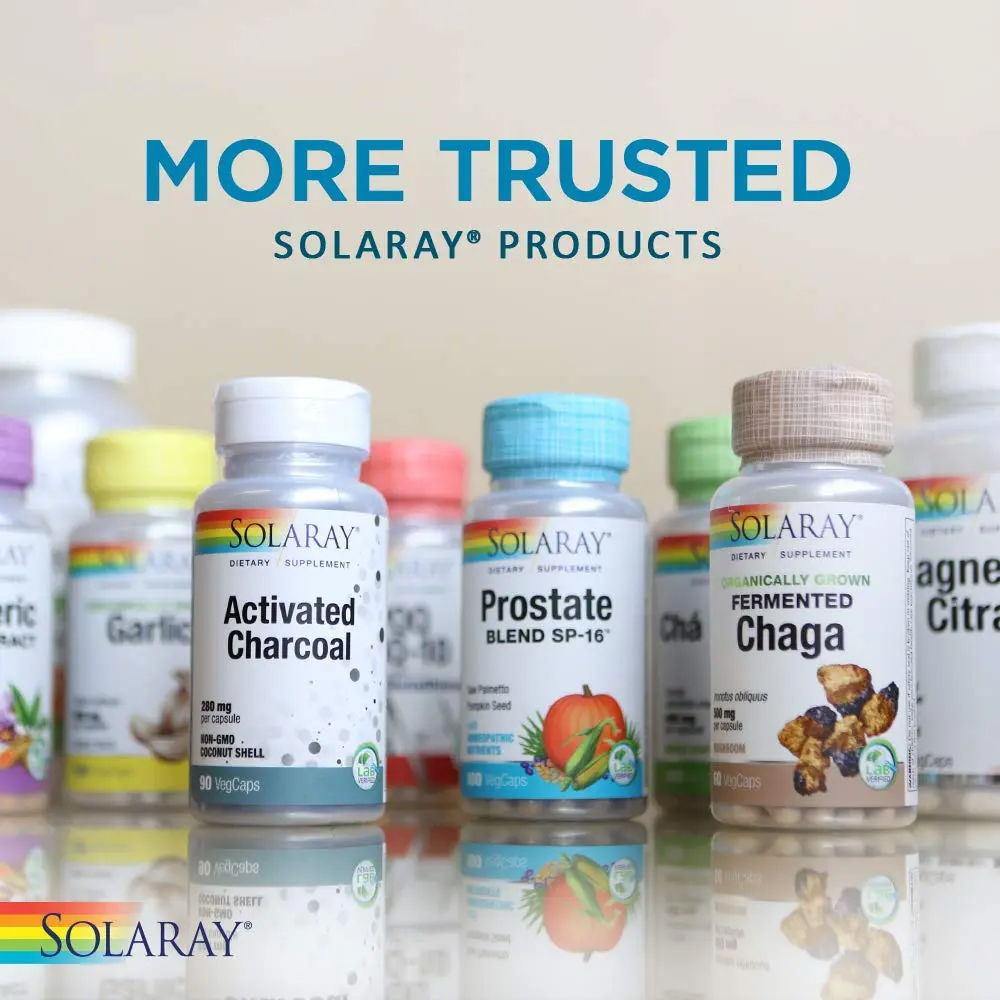 Solaray Timed-Release Biotin 5000 mcg | Vegan Capsules for Hair, Skin & Nails (70-120c) - view 6