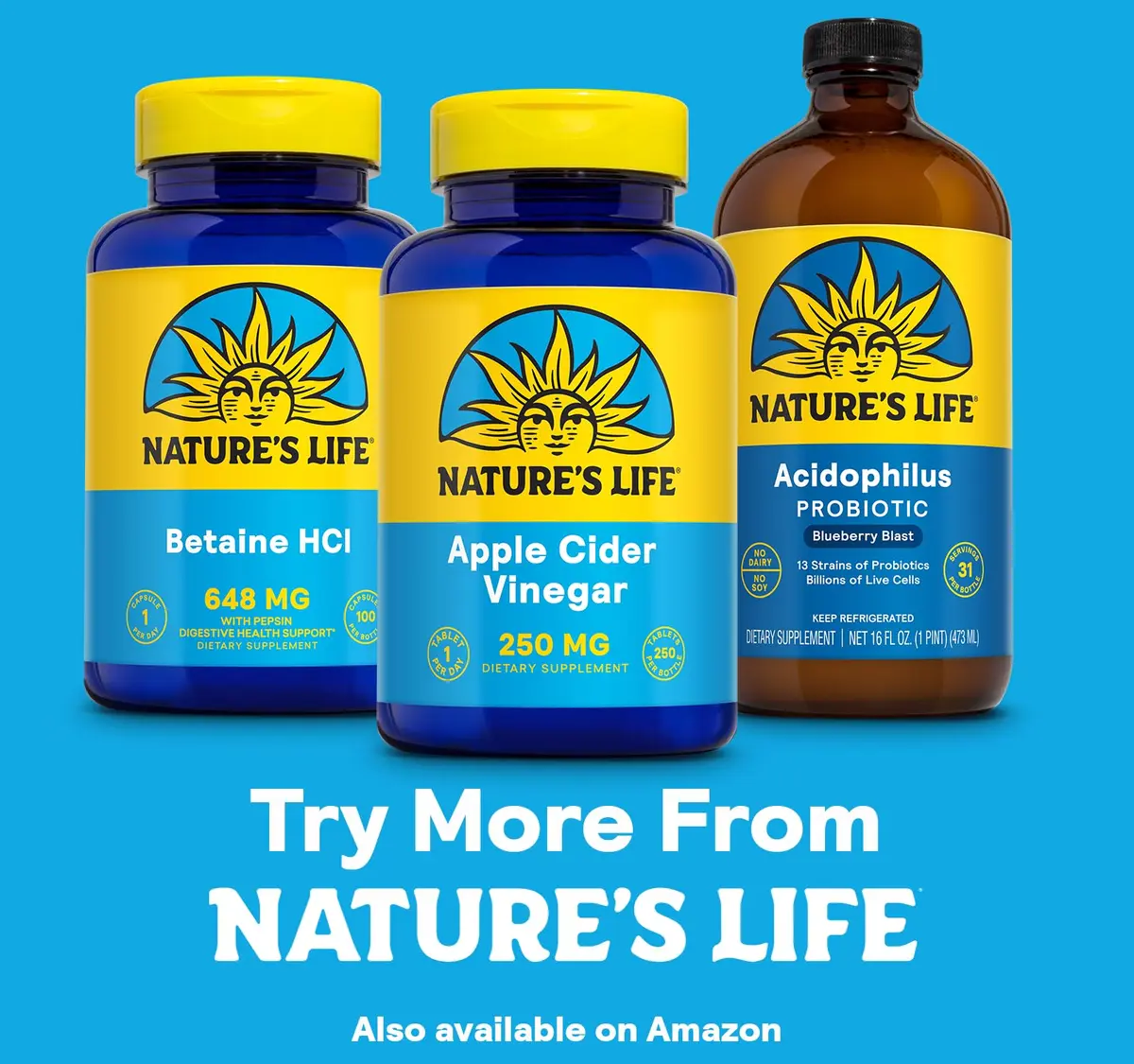 Nature's Life Apple Cider Vinegar Supplements 250 mg | Detox & Digestion Support - view 6