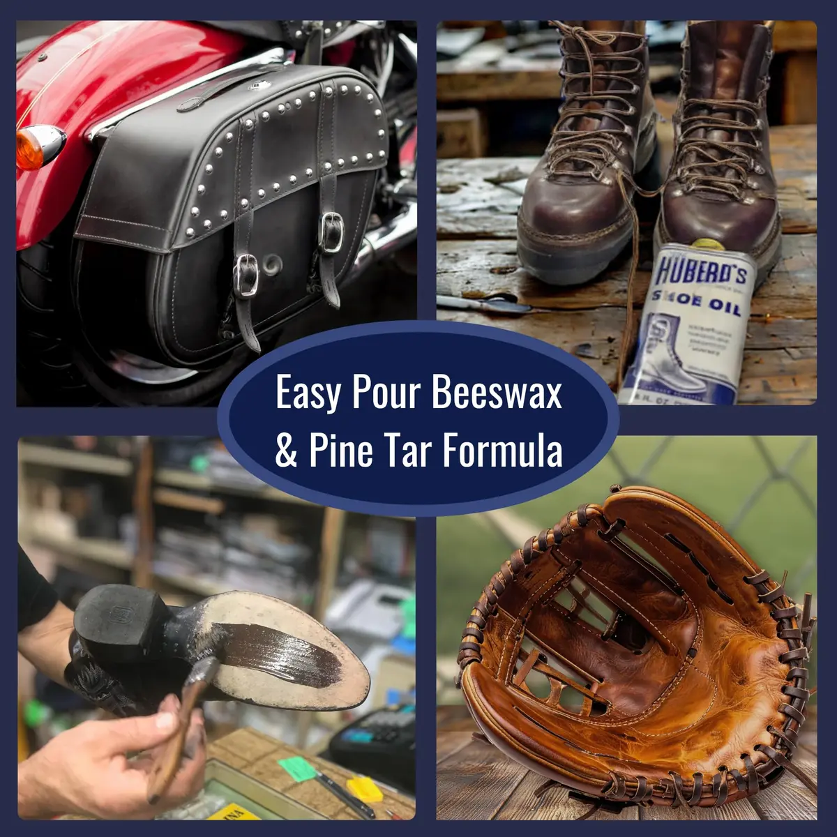 Huberd's Shoe Oil – Leather Conditioner & Waterproofer Since 1921 | Deep Leather Care & Waterproofing (8 oz) - view 3