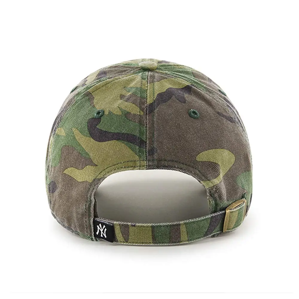 47 MLB New York Yankees Camo RGW Clean Up Cap Camouflage | Relaxed Fit, Adjustable Cotton Twill - view 2