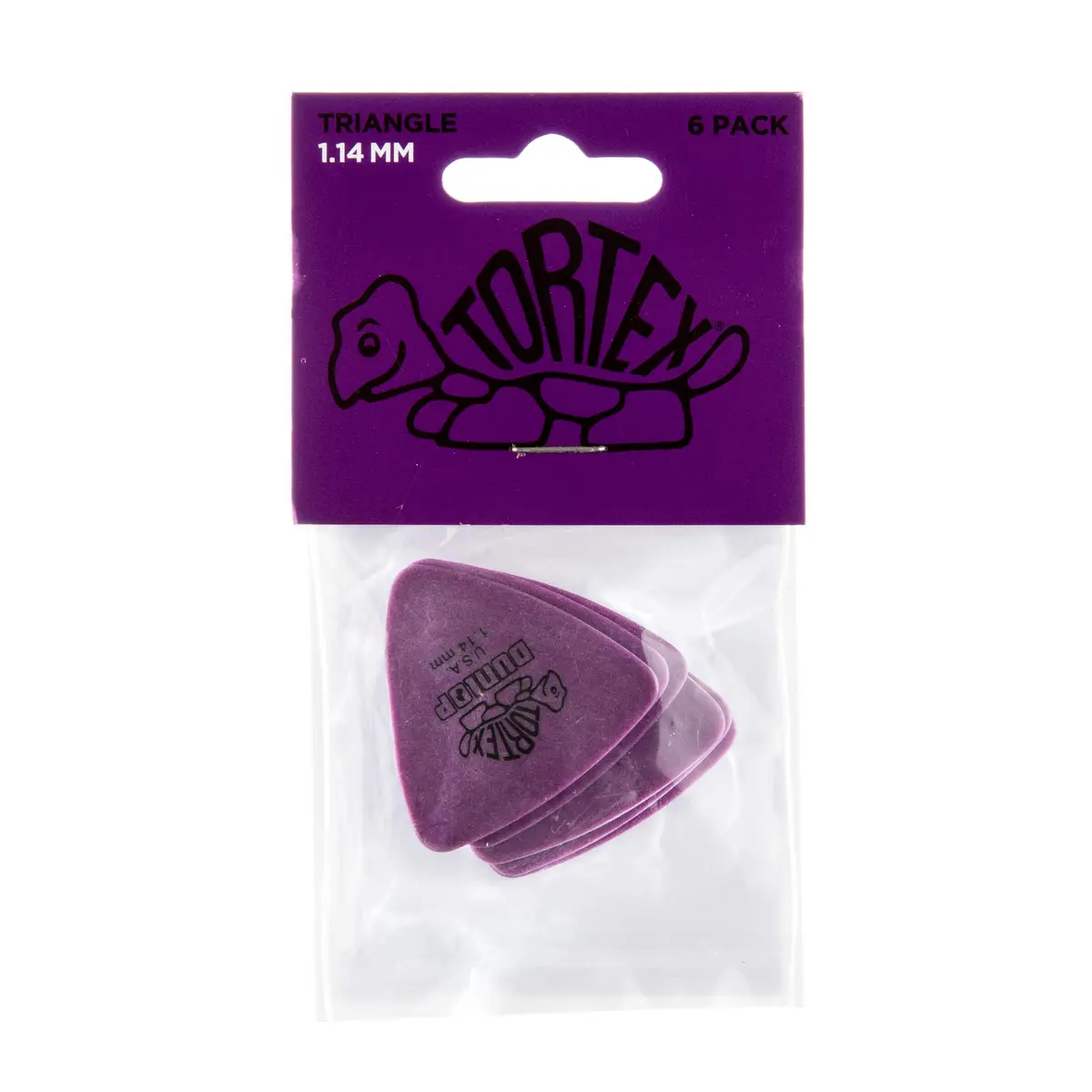 Jim Dunlop Tortex Triangle Pick 1.14MM | Durable Guitar Pick for Bass & Guitar Players - view 4