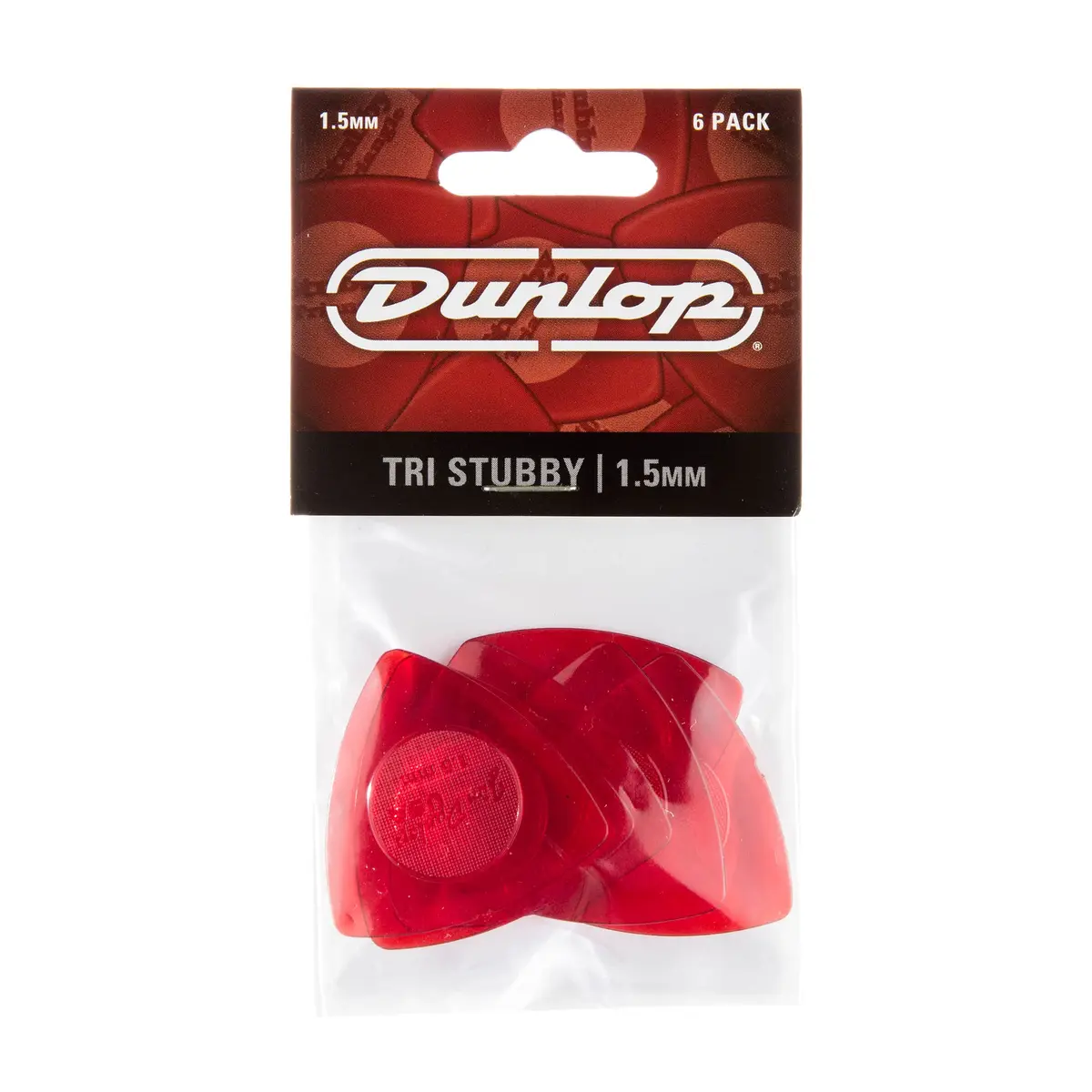 Jim Dunlop Tri Stubby Pick 1.50MM | Bright, Contoured Lexan Guitar Pick with Non-Slip Grip - view 4