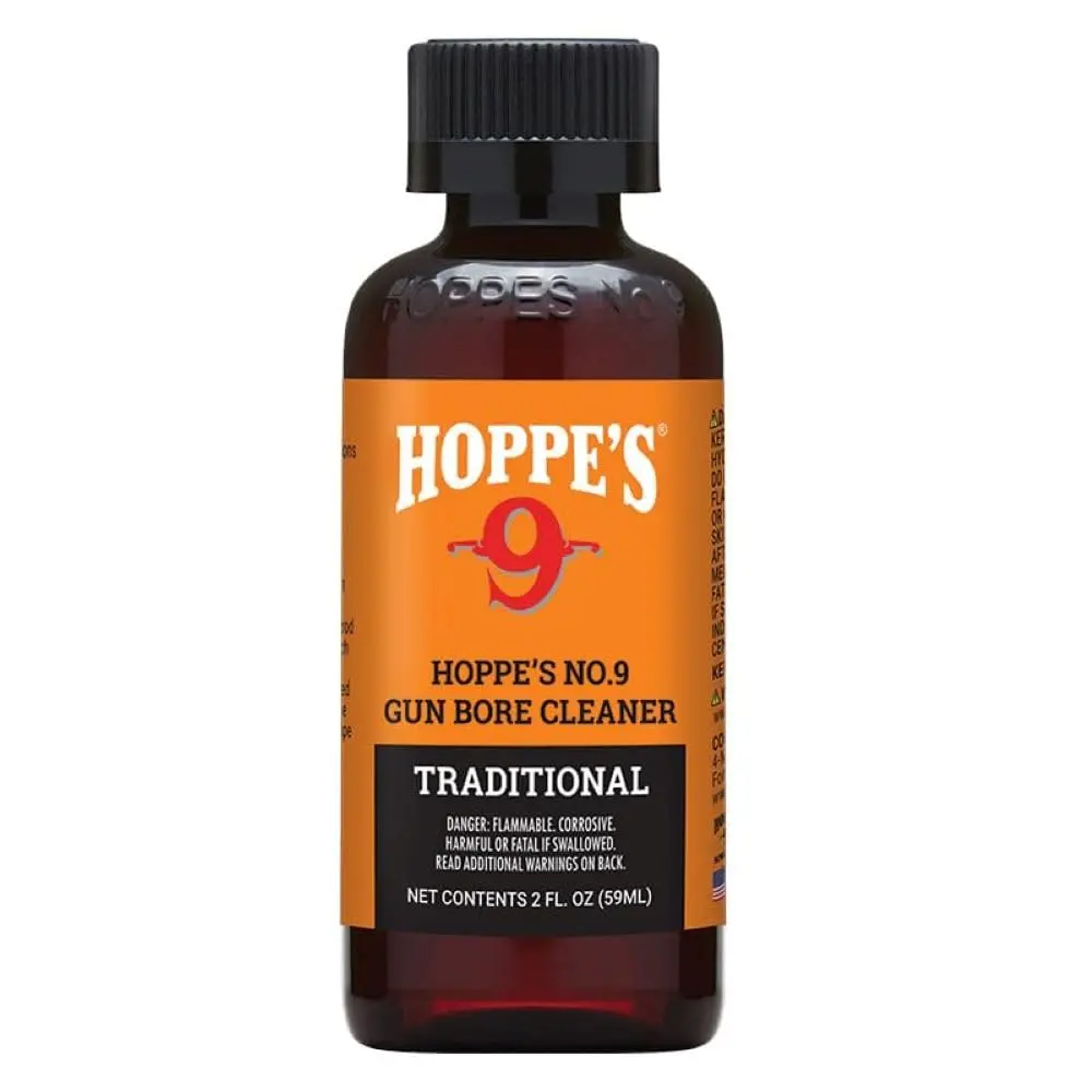 Hoppe's No. 9 Nitro Powder Solvent 60 ml (2 fl oz) | Removes Fouling Since 1903 - main product image