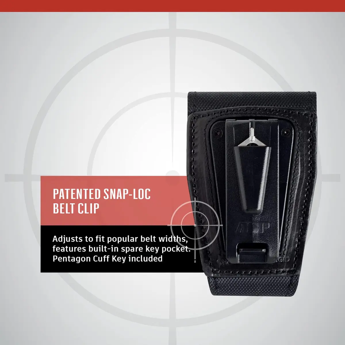 ASP Duty Handcuff Case for ASP Chain or Hinge Handcuffs | Ballistic Duty Belt Accessory - view 3