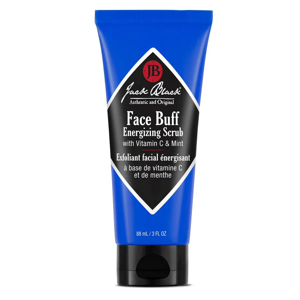 Jack Black Face Buff Energizing Scrub 3 Fl Oz | Exfoliating Mens Face Wash for Smooth Skin - main product image