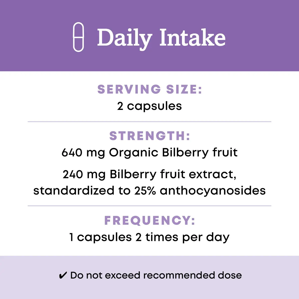 Oregon's Wild Harvest Bilberry Herbal Supplement Vegan Capsules 60 Count | Supports Healthy Vision - view 7
